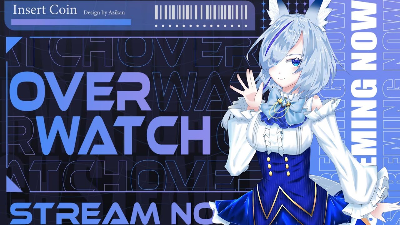 【 #OW 】ランクいきたいアンランク配信【 #新人Vtuber 】【 #オーバーウォッチ 】