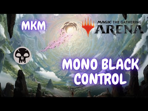 Видео: MKM / Колода Моно-чёрная контроль / Mono black control deck. MTG arena / мета 2024