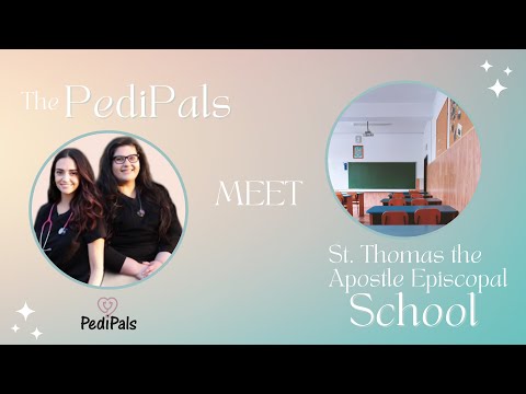 The PediPals Meet St Thomas the Apostle Episcopal School: All about the COVID19 Vaccine for kids!