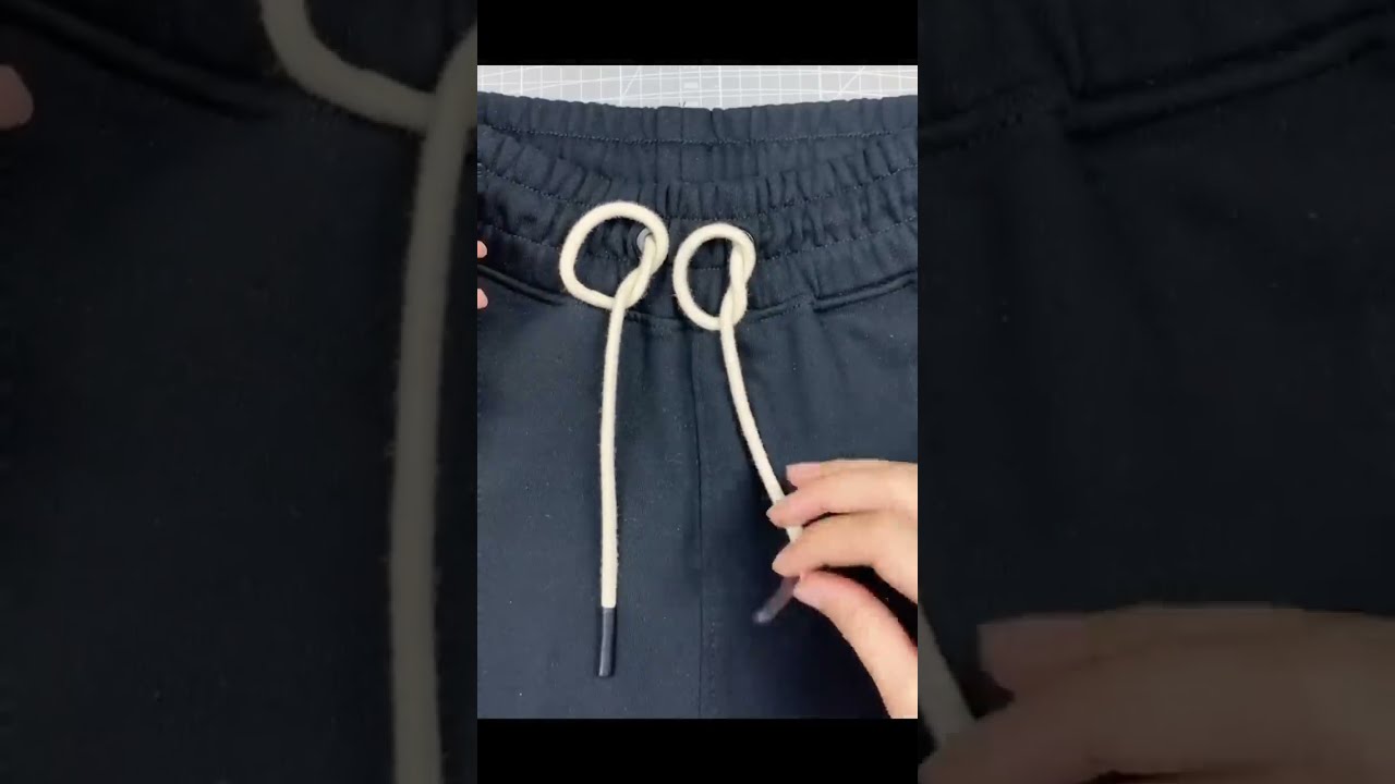 Life Hacks Craft Ideas For Long Pants Trouser Rope How To Mkae Knot Of Ties Tiktok Viral Shorts