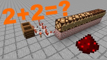 How To Add Numbers with Redstone