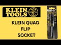 Unlock the Power of the KLEIN QUAD FLIP SOCKET: 4 Sizes, 1 Game-Changer!