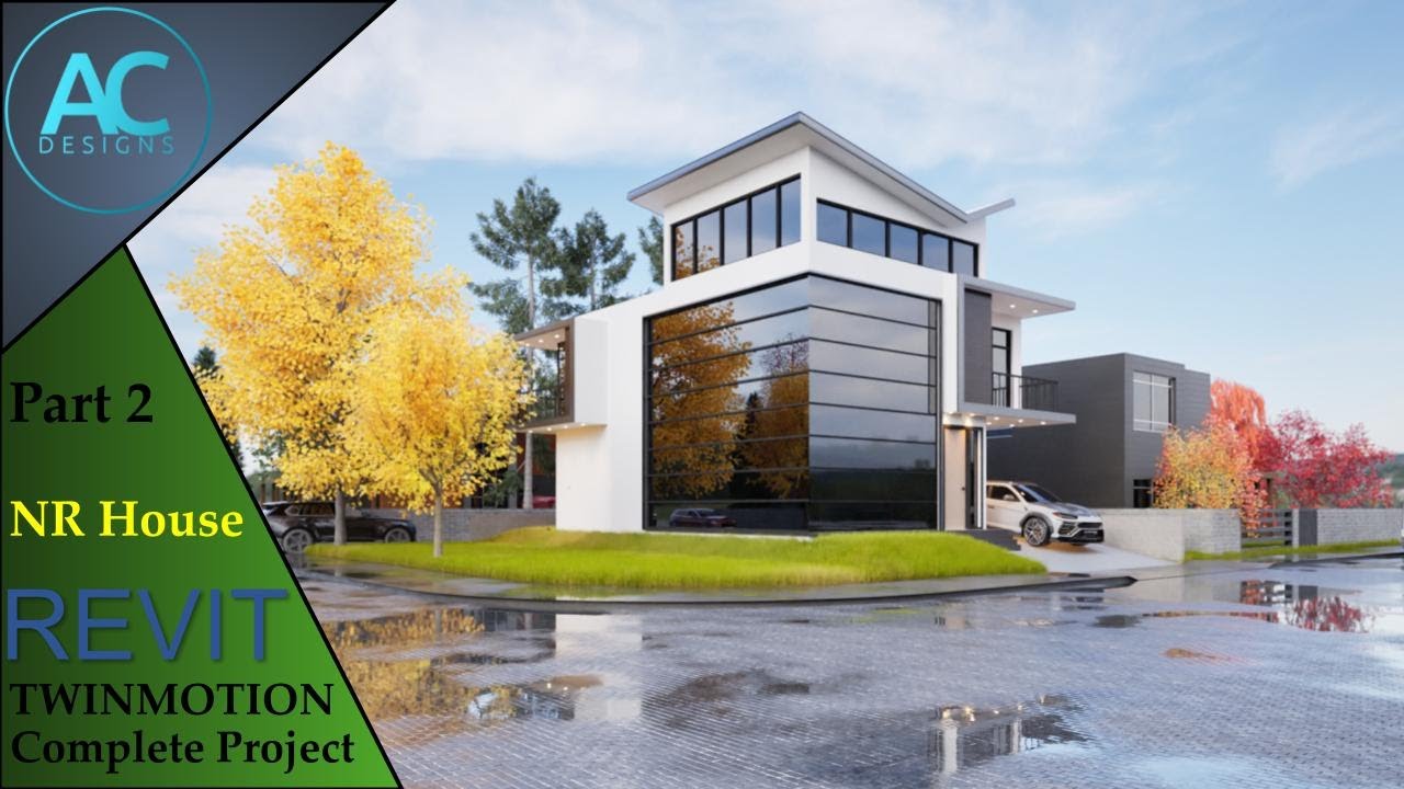 NR House | Часть 2 | Полный пошаговый проект | Учебное пособие по Revit и Twinmotion