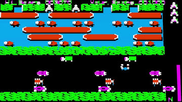 Frogger for the Apple II 3D enhanced by the Octalyzer