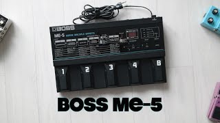Boss ME-5: Analog effects processor