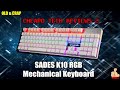 CHEAPO TECH REVIEWS 2: Sades K10 RGB Mechanical Keyboard - Test &amp; Review