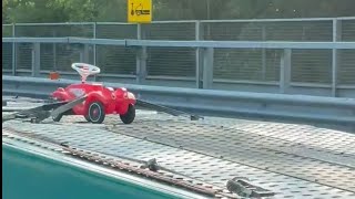 Odd Moment Tiny Toy Car Rides size Trailer  Wooglobe