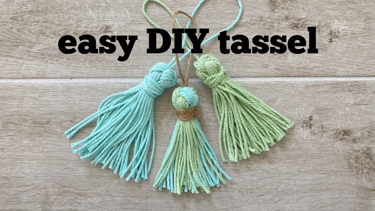 This is the easiest way to make tassels with this diy tassel maker