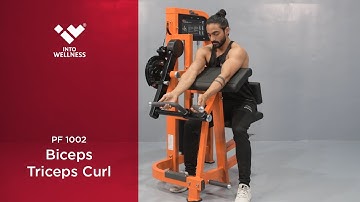 Get Toned Upper Arms Using PF 1002 Biceps Triceps Curl by Into Wellness/Realleader USA