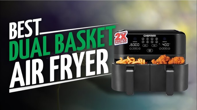 Single or Double Basket Air Fryer – 11 qt – Sur la Table