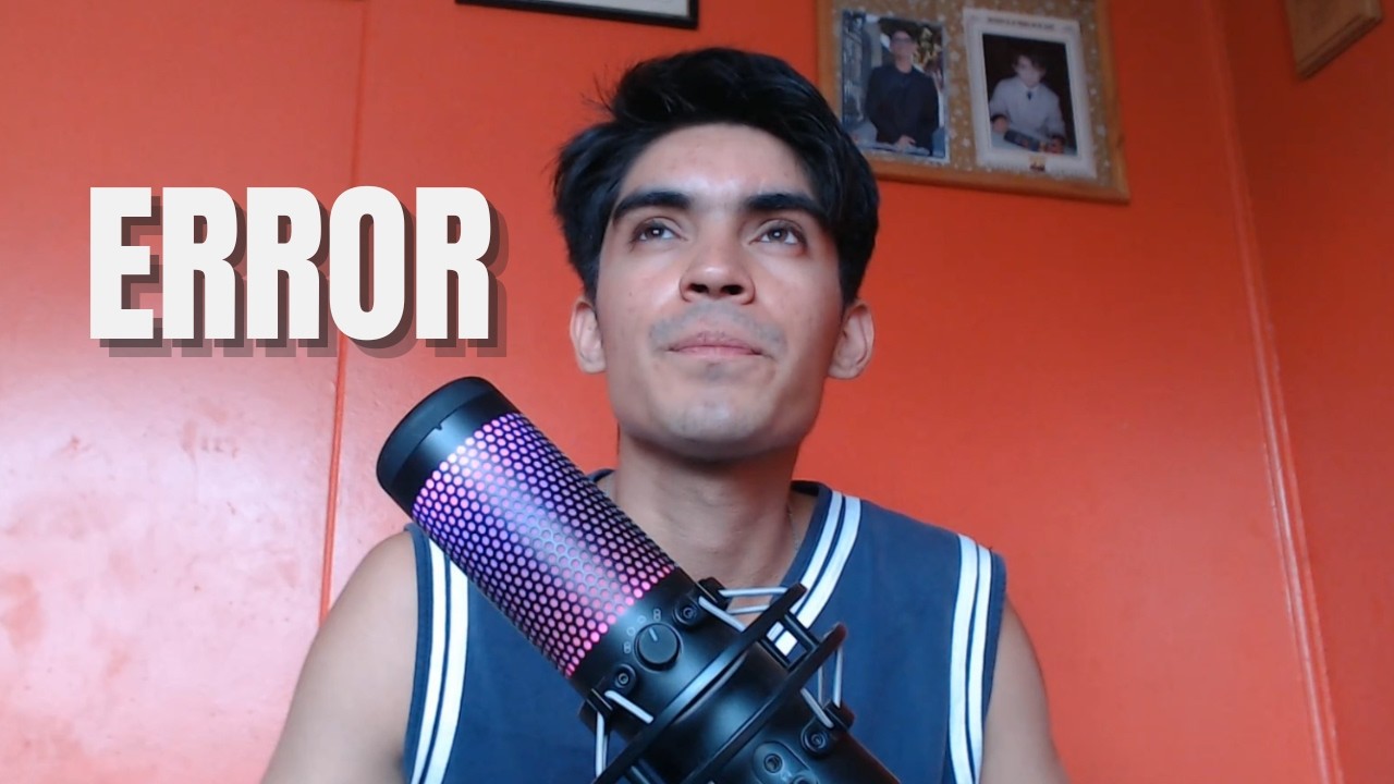 Mi mayor error reciente (Reflexión)