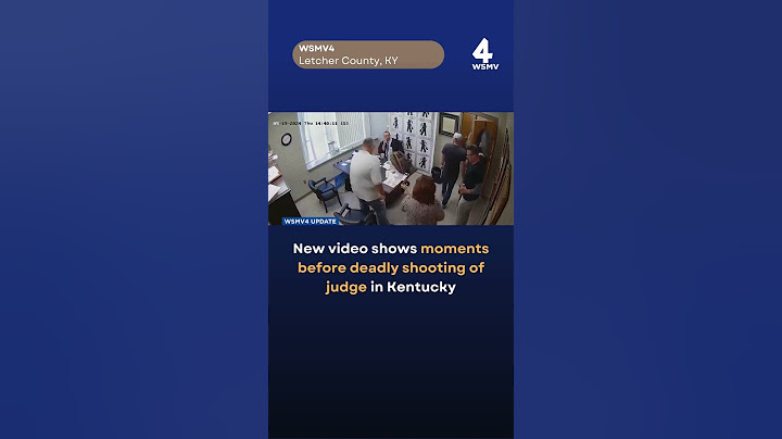 Footage shows moments before deadly shooting of Kentucky judge