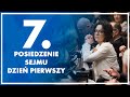 7. posiedzenie Sejmu - dzień pierwszy.  6 marca 2024 r. image