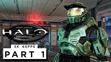 HALO: COMBAT EVOLVED Walkthrough Gameplay Part 1 - (4K 60FPS) - No Commentary