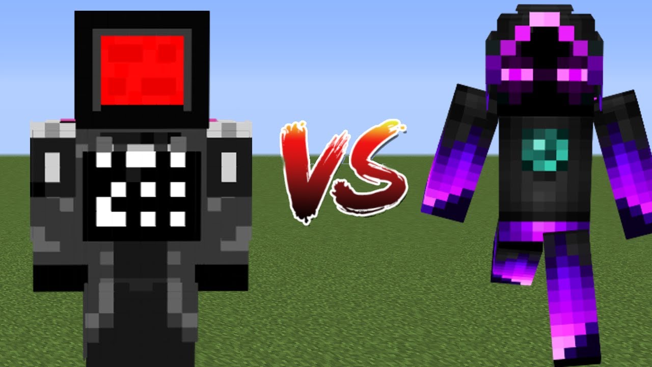 what if you create a CAMERAMAN VS ENDERMAN BOSS in MINECRAFT - YouTube