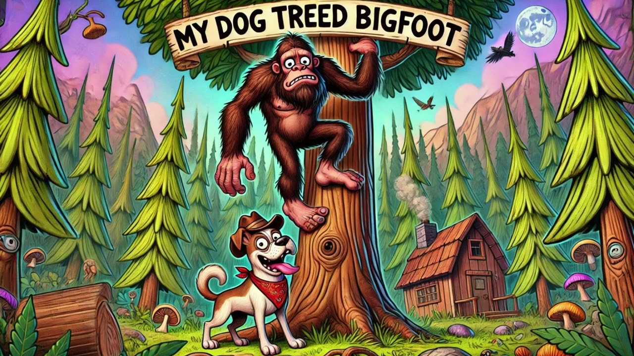 My Dog Treed Bigfoot - Funny Country Music Redneck Song by Phil the Busker