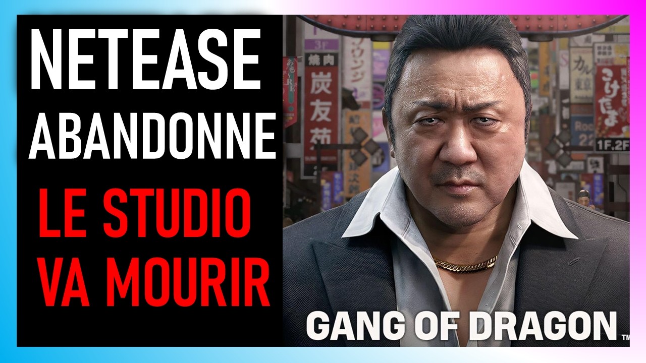 🚨 NAGOSHI STUDIO (CRÉATEUR YAKUZA) AU BORD DE LA FERMETURE