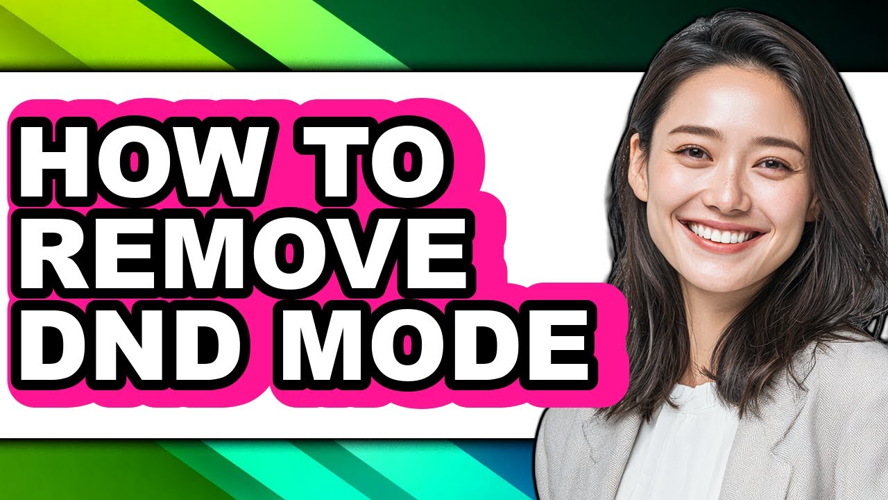 How to Remove Dnd Mode (only Way)