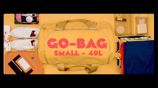 Packing w/ BABOON TO THE MOON: Go-Bag – Small (40L)
