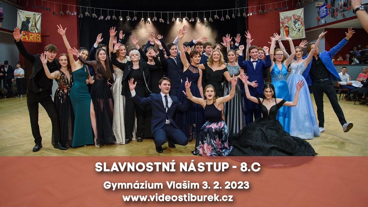 Slavnostní nástup / 8.C /  Gymnázium Vlašim💃🕺
