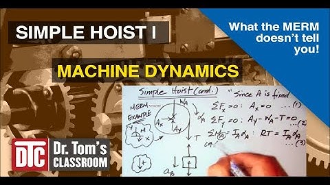 Simple Hoist I - Machine Dynamics (What the MERM doesn