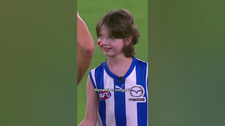 Imogen's grown up so much ❤️ #afl #footy