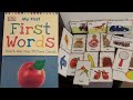 DK's My First Touch and Feel Picture Cards for Age Range 1 - 3 years