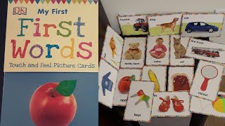 My First Touch And Feel Picture Cards First Words Cards