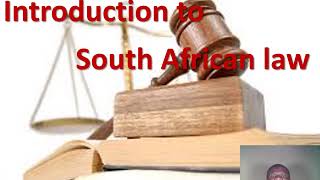 Introduction to South African Law Philani Lithandane Ndlovu
