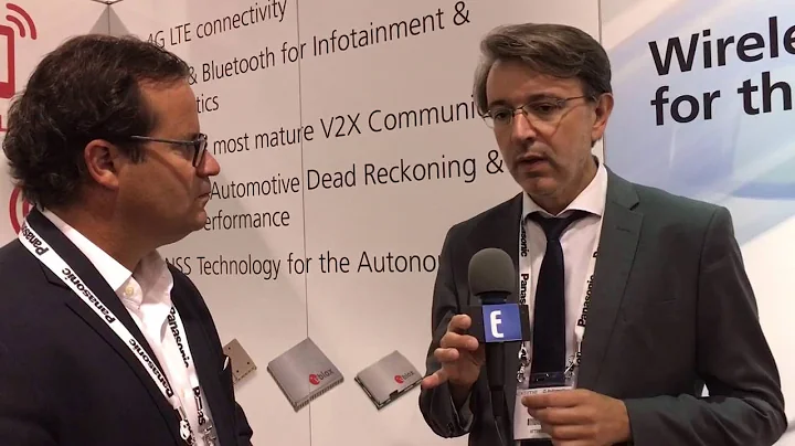 Patrick Hopper interviews u-blox at booth during T...