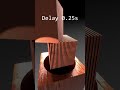 Perfect Fit l Wooden Physics Simulation in Blender 3D Cube Rush & Fast!