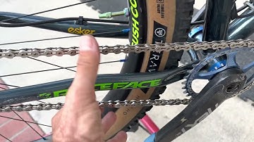 Single Speed Mtn bike chain tension