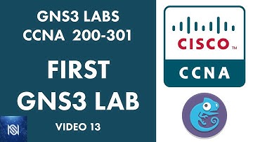Creating Your First Lab on GNS3 - Video 13 GNS3 Labs for CCNA