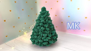картинка: 🎄Елка плюшевая вязаная крючком на Новый год / Рождество - Мастер класс