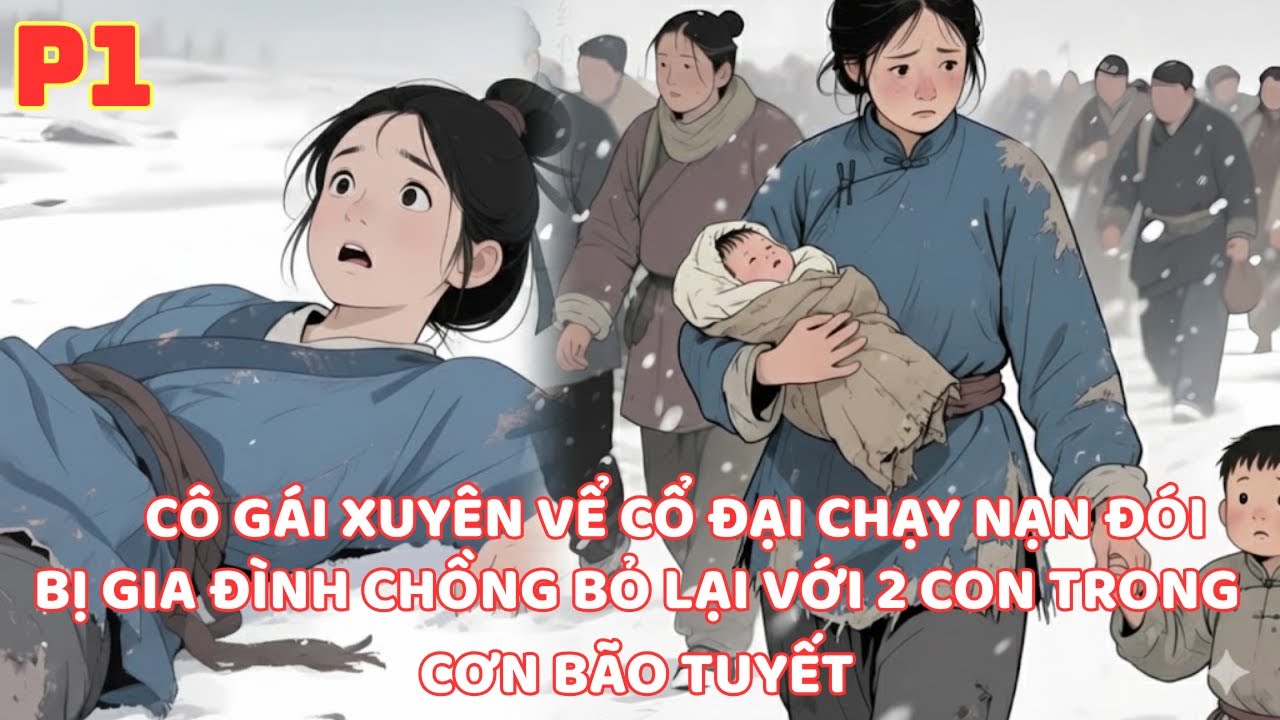 XUYÊN VỀ CỔ ĐẠI ĐÚNG NĂM CHẠY NẠN ĐÓI CÔ GÁI BỊ GIA ĐÌNH BỎ LẠI CÙNG 2 CON NHỎ GIỮA CƠN BÃO TUYẾT-P1