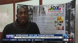 Local businesses pitch in for J.O.Y. Baltimore's "Oh Give Thanks" Thanksgiving Day party screenshot 5