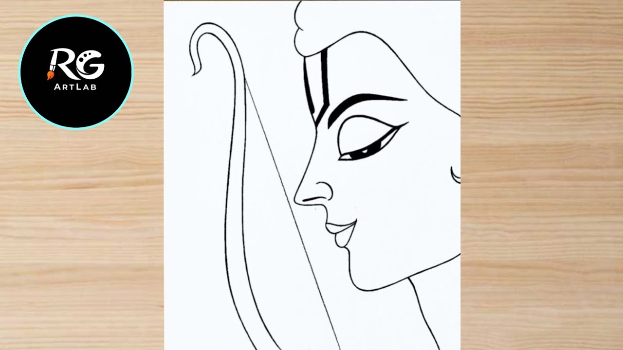 Jai Shri Ram Drawing | Easy Drawing | How to Draw Beautiful Shri Ram