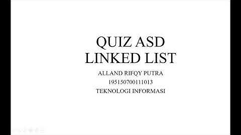 Quiz Algoritma dan Struktur Data - Penerapan LinkedList dalam program enkripsi sederhana