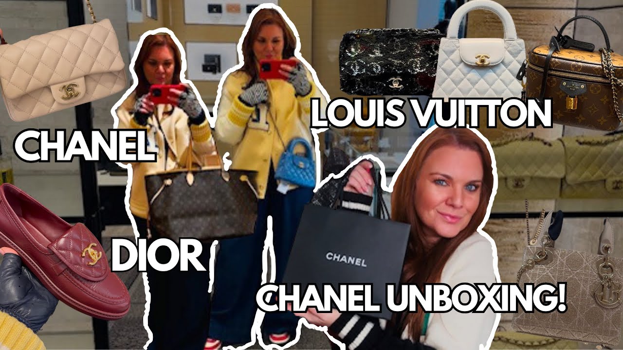 LUXURY SHOPPING VLOG TO CHANEL, LOUIS VUITTON, DIOR & CHANEL