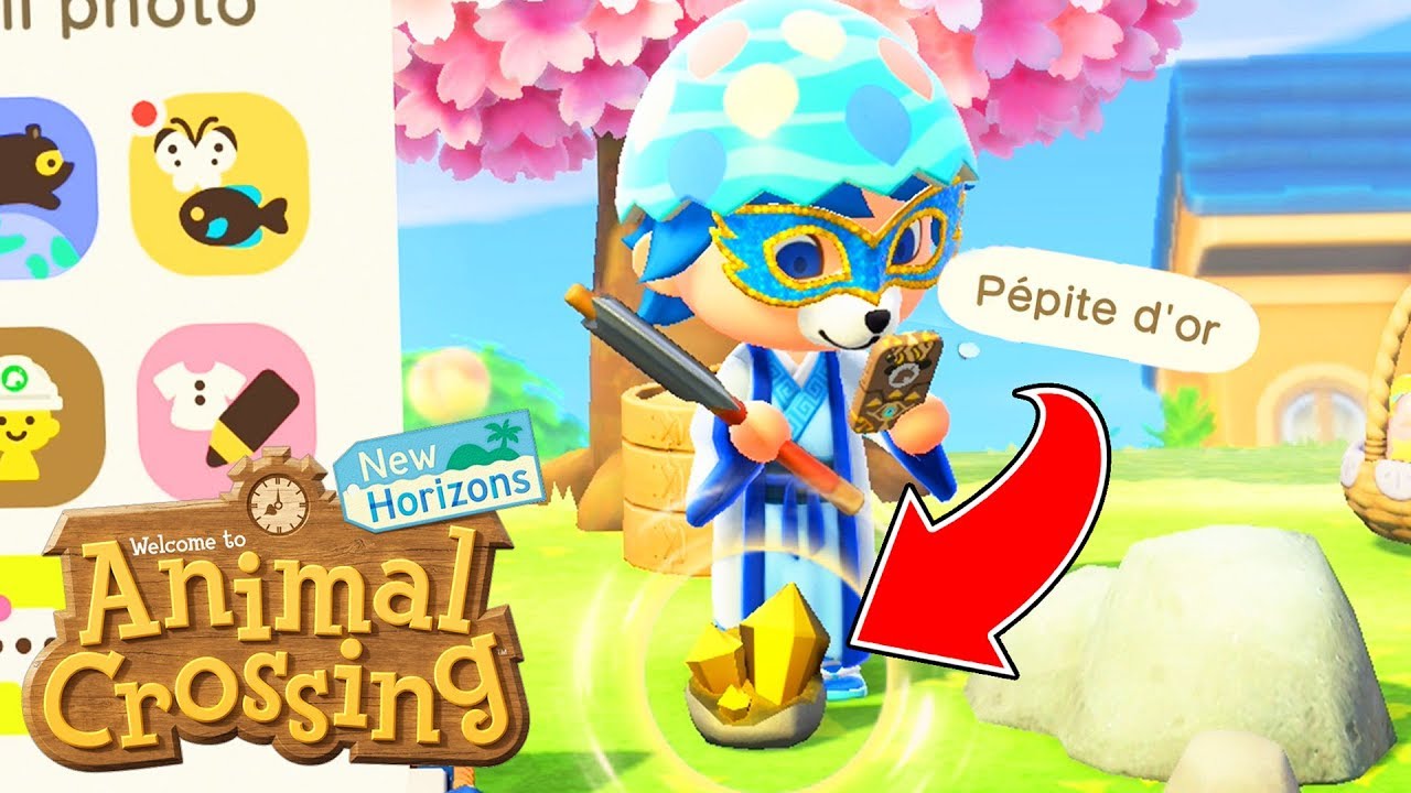Comment Avoir Des Pepites De Fer Animal Crossing ASTUCE ACNH: COMMENT AVOIR/FARM PLUS DE PÉPITES D'OR (DE FER, ARGILE