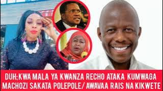 DUH: RECHO ASHINDWA KUJIZUIA ATAKA KUMWAGA MACHOZI KISA POLEPOLE/ AWAVAA RAIS NA KIKWETE 