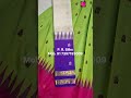 #Thirubuvanam Pure Silk Sarees Manufacturer Mob. 91 7397193009 Shorts video kanchipuram Oneside