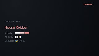 LeetCode 198: House Robber - Python Solution