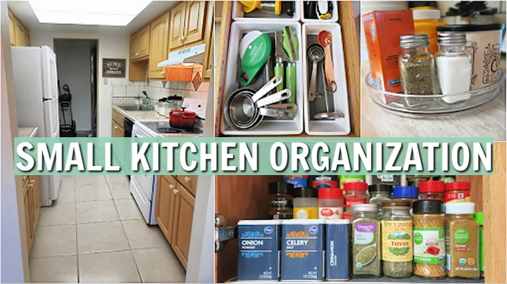 SMALL KITCHEN ORGANIZATION IDEAS | AMAZON AND DOLLAR TREE KITCHEN ORGANIZATION