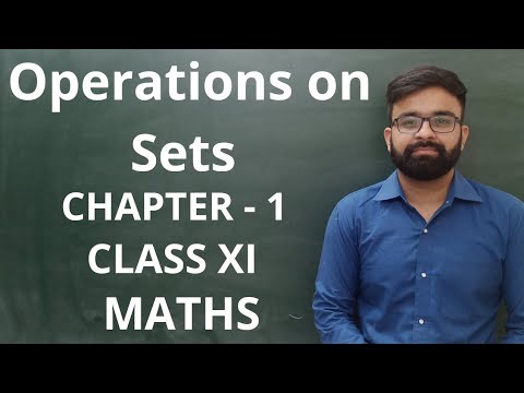 Operations On Sets Class 11 Maths Chapter 1 - YouTube