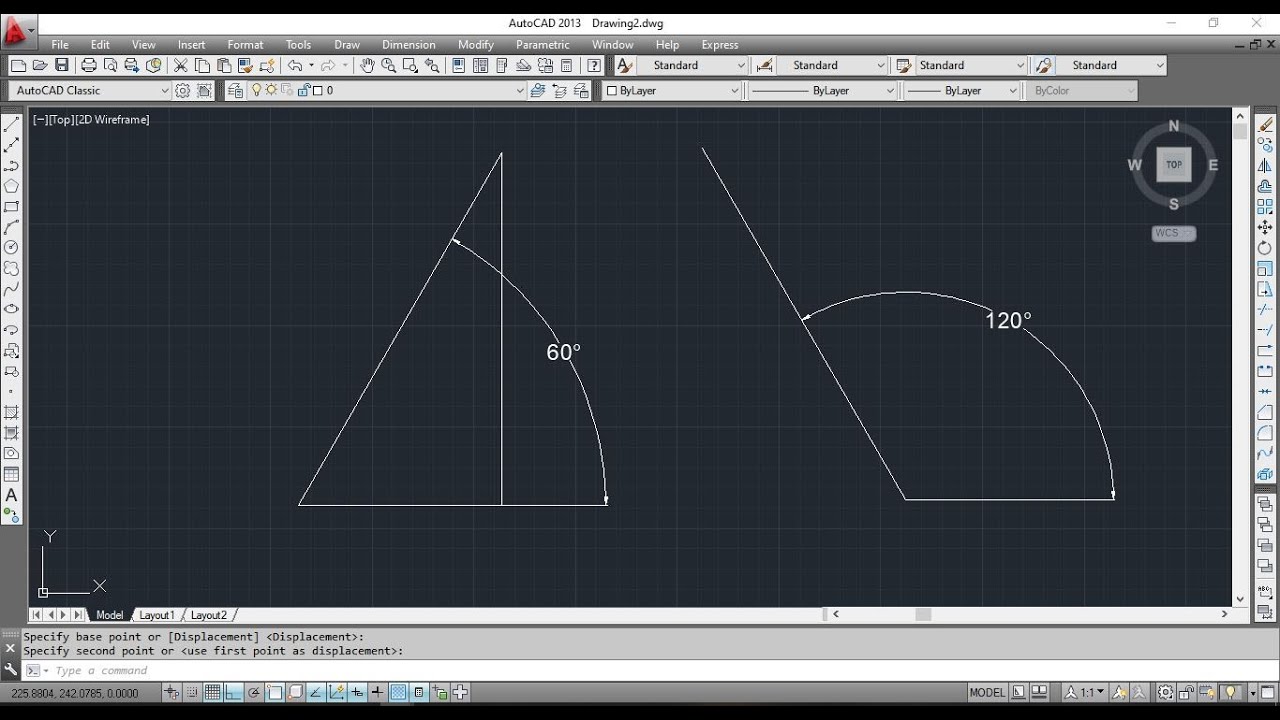 Angle Command In Autocad. How To Draw Line With Angle In Autocad. Autocad Draw A Line With An Angle