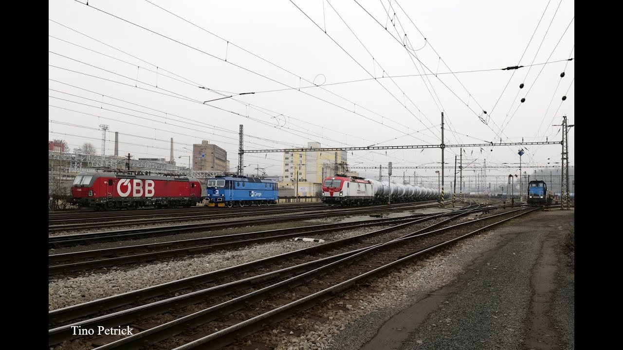 Zugverkehr in Usti nad Labem-Západ am 19.12.2025 - Spagheta mit Beilagen