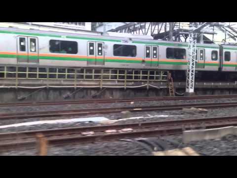 常磐線E657系特急フレッシュひたち25号勝田行き上野駅出発後の放送
