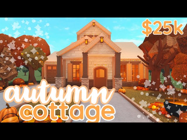 autumn bloxburg house build🎃 on m  channel! ✰