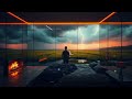 Rain Beauty 4k TV Frame relaxing video with sleeping sound rain and thunderstorm voices